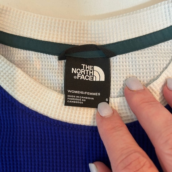 The North Face Women's Flash Dry Base Layer Plaid Waffle Shirt Top Size Small - Picture 7 of 13